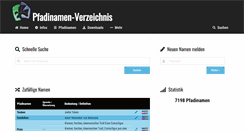 Desktop Screenshot of pfadinamen.ch
